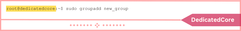 add new user group in linux