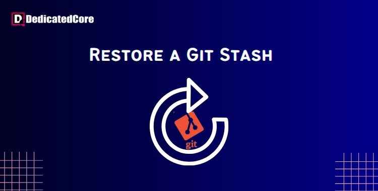 git stash restore