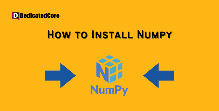 how to install numpy