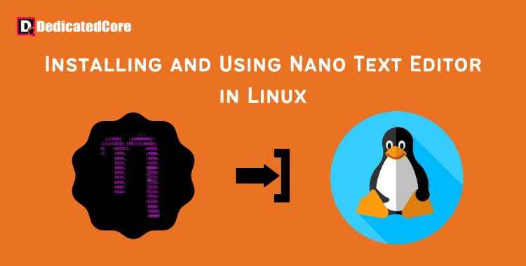 nano command in linux