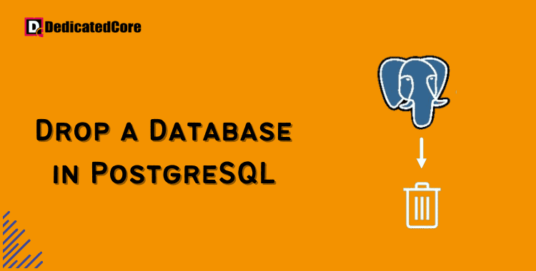 how to drop database in postgresql