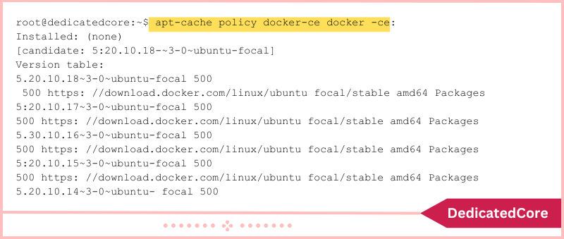 checking docker installation source