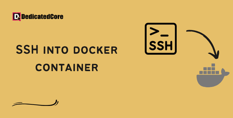 ssh into docker container