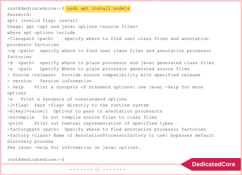 guide to install nodejs version