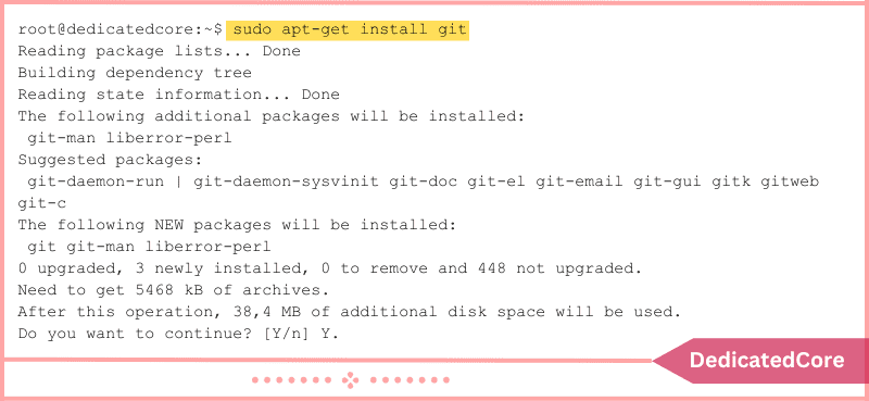 install latest version of git on linux